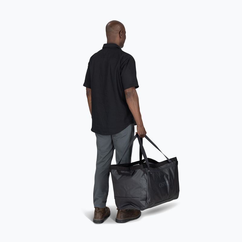 Torba podróżna Osprey Transporter Gear Tote 60 l raven black/black 5