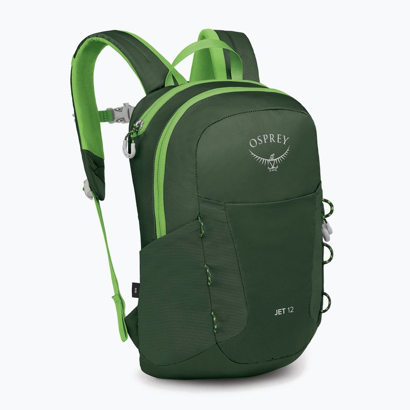 Plecak turystyczny dziecięcy Osprey Jet 12 l green canopy/limeline green 2