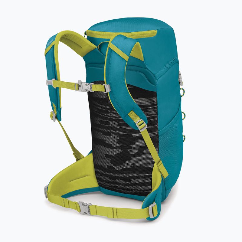 Plecak turystyczny dziecięcy Osprey Jet 18 l blue spikemoss 3