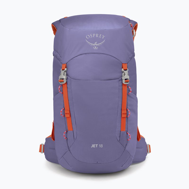 Plecak turystyczny dziecięcy Osprey Jet 18 l euphoria purple/ mars orange