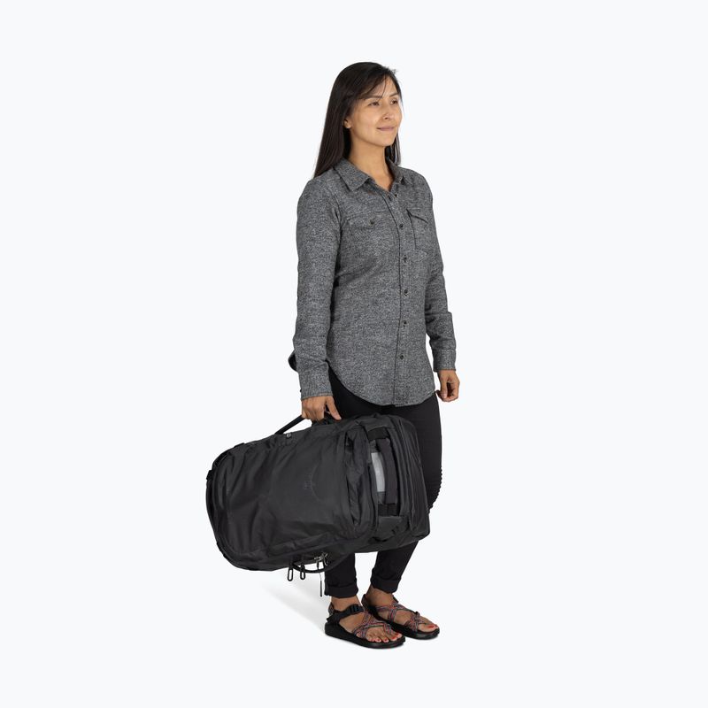 Torba podróżna Osprey Transporter Squffel 70 l raven black 5