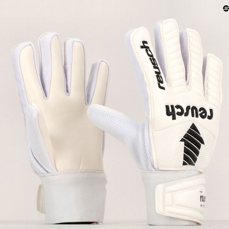Rękawice bramkarskie dziecięce Reusch Legacy Arrow Solid white 6