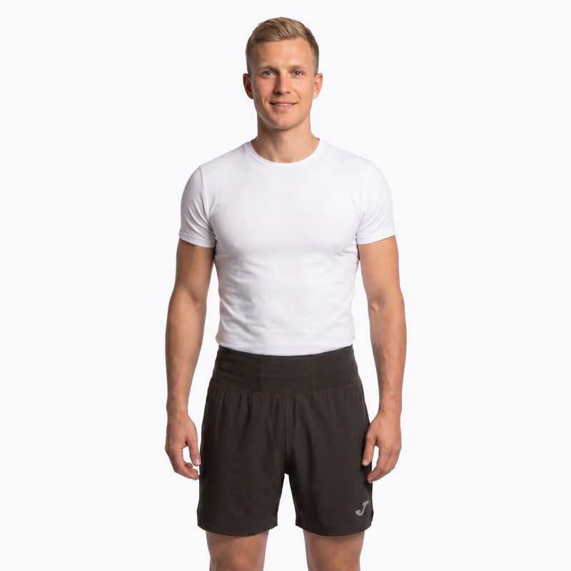 Spodenki do biegania męskie Joma R-Combi khaki 5
