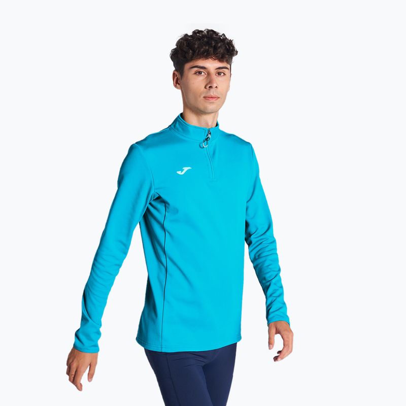 Bluza do biegania męska Joma Running Night fluor turquoise 3