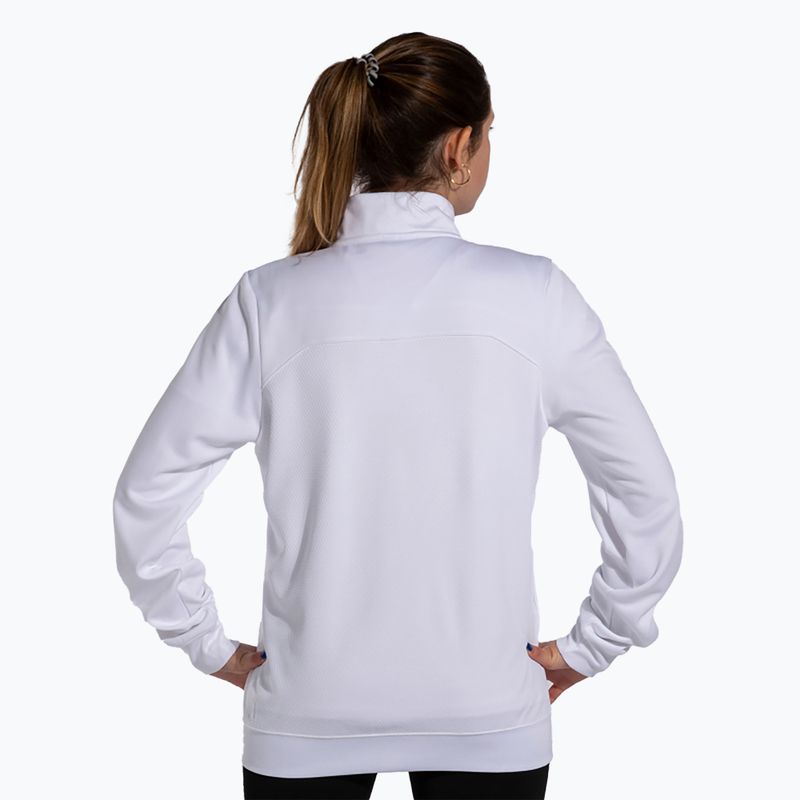 Bluza do biegania damska Joma Winner II Full Zip white 3