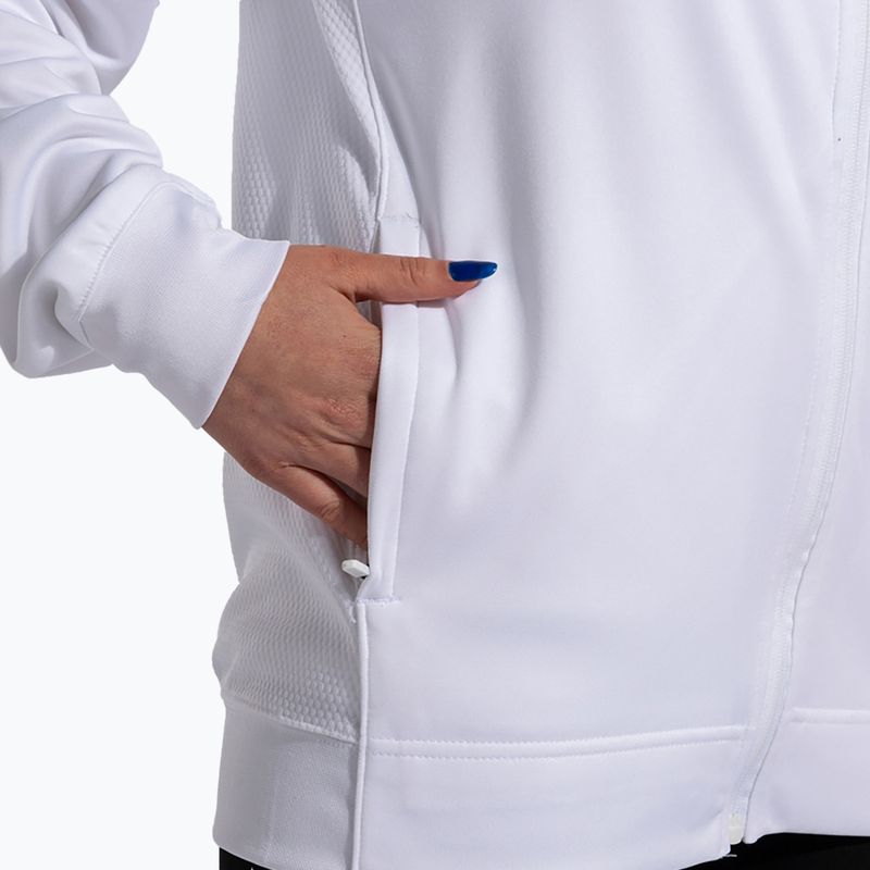 Bluza do biegania damska Joma Winner II Full Zip white 5