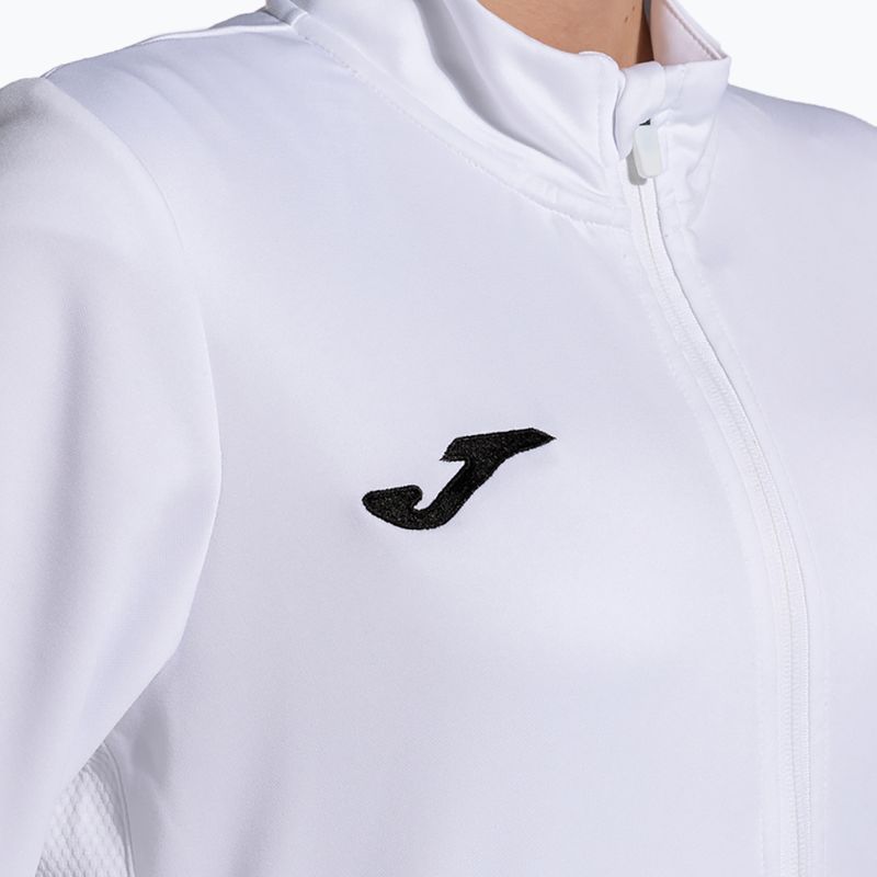 Bluza do biegania damska Joma Winner II Full Zip white 6