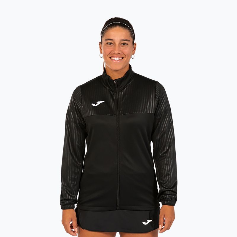 Bluza tenisowa damska Joma Montreal Full Zip W black 3
