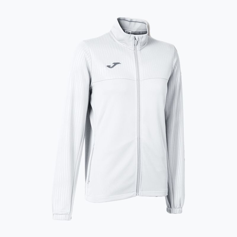 Bluza tenisowa damska Joma Montreal Full Zip W white