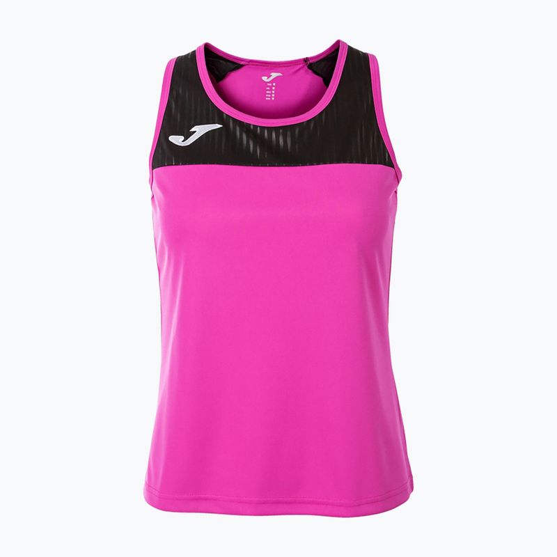 Tank top tenisowy damski Joma Montreal fluorescent pink/black 3