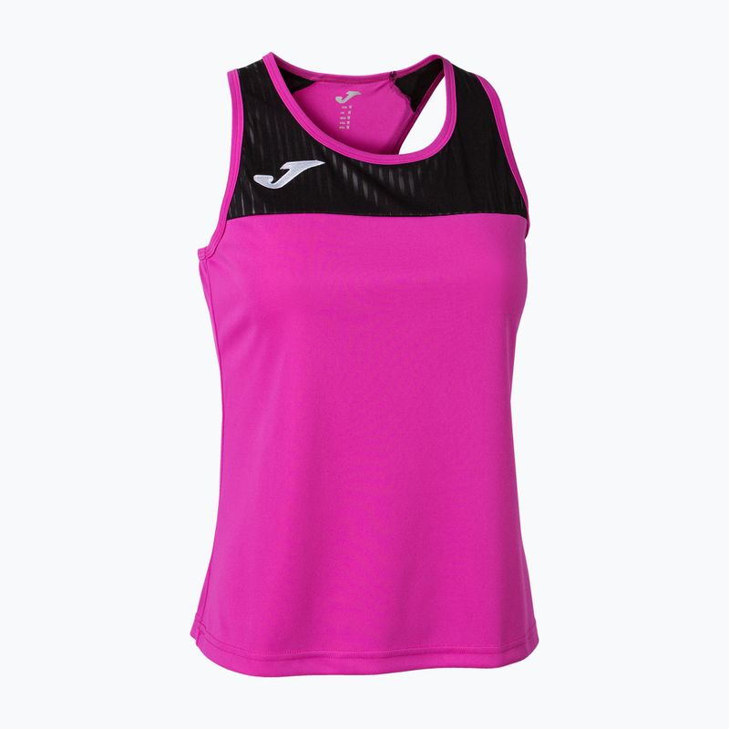 Tank top tenisowy damski Joma Montreal fluorescent pink/black 5