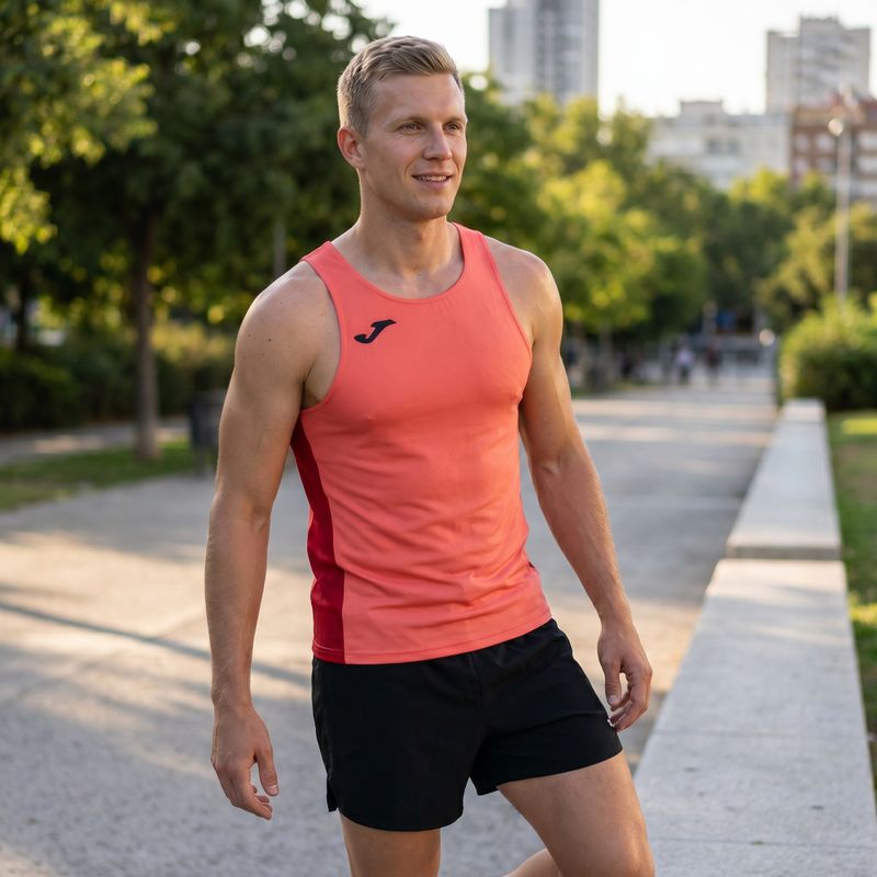 Koszulka do biegania męska Joma R-Winner fluor orange 7