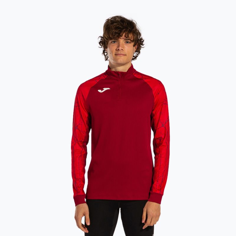 Bluza do biegania męska Joma Elite IX red 3