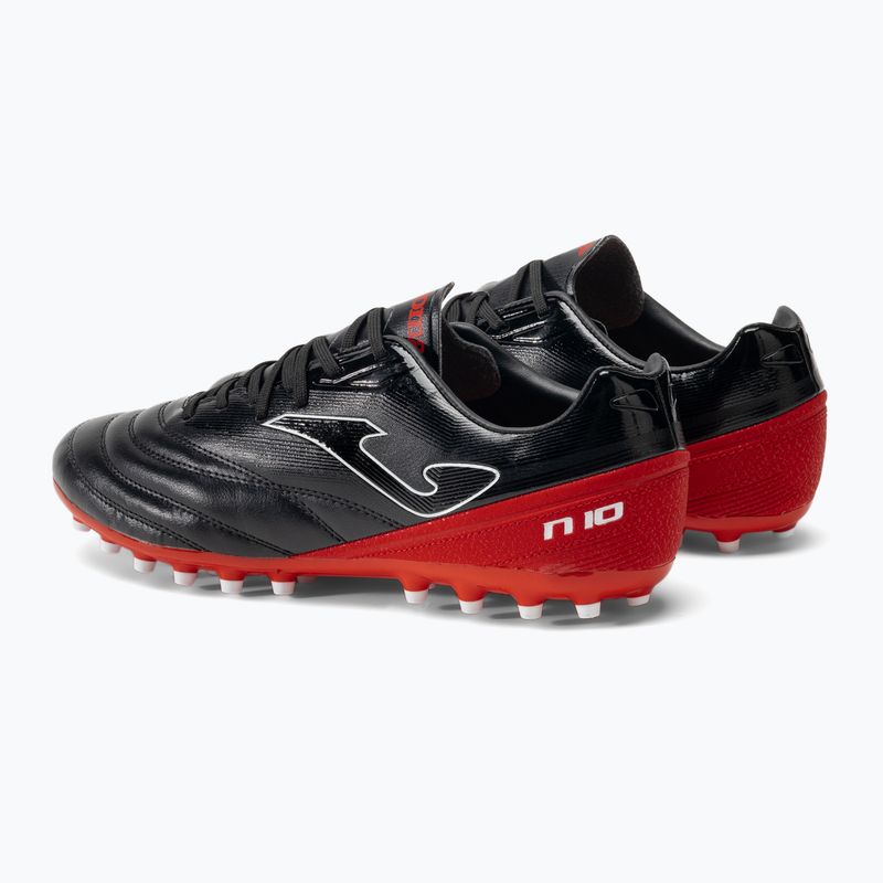 Buty piłkarskie męskie Joma Numero-10 AG negro/rojo 3