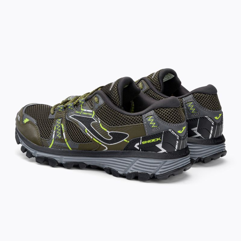 Buty do biegania męskie Joma Tk.Shock khaki/lemon fluor 3