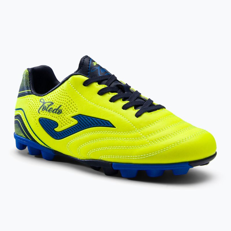Buty piłkarskie dziecięce Joma Toledo HG lemon fluor