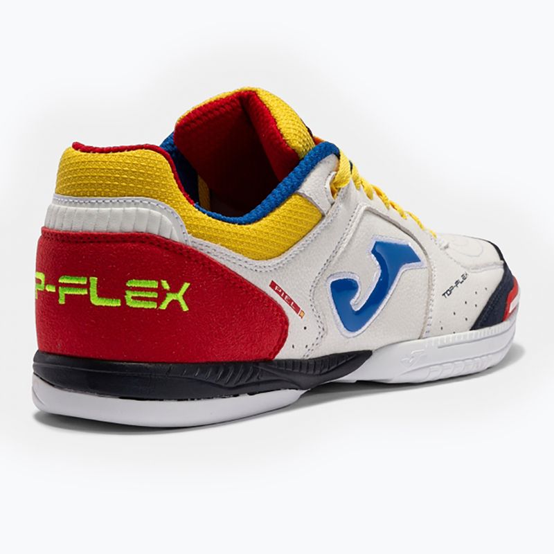 Buty piłkarskie męskie Joma Top Flex IN white/red 14