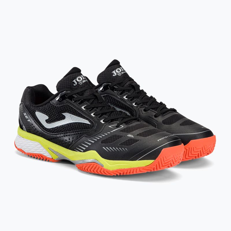 Buty męskie Joma Set P black/lemon fluor 4