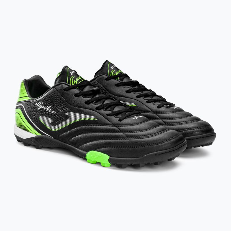 Buty piłkarskie męskie Joma Aguila TF black/green fluor 4