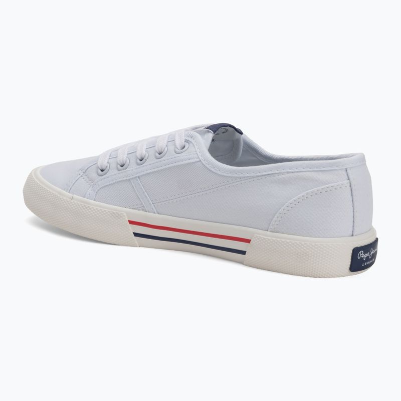 Buty damskie Pepe Jeans Brady Basic white 3