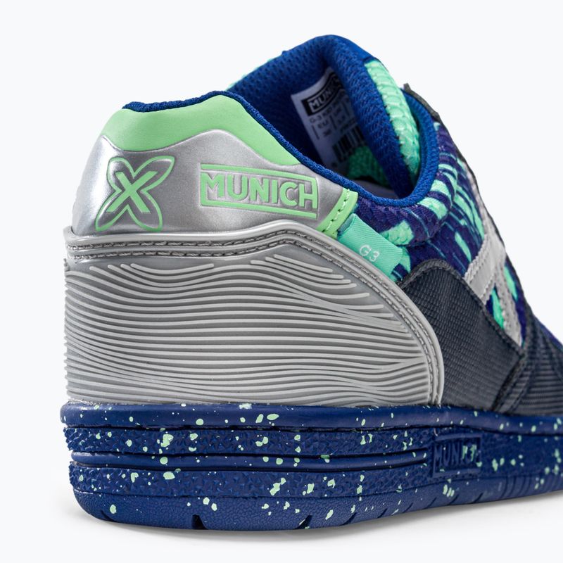 Buty piłkarskie dziecięce MUNICH G-3 Kid Indoor azul 8