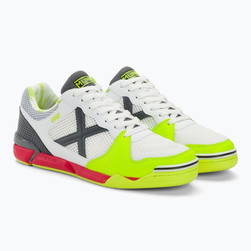 Buty piłkarskie MUNICH One Indoor blanco 4