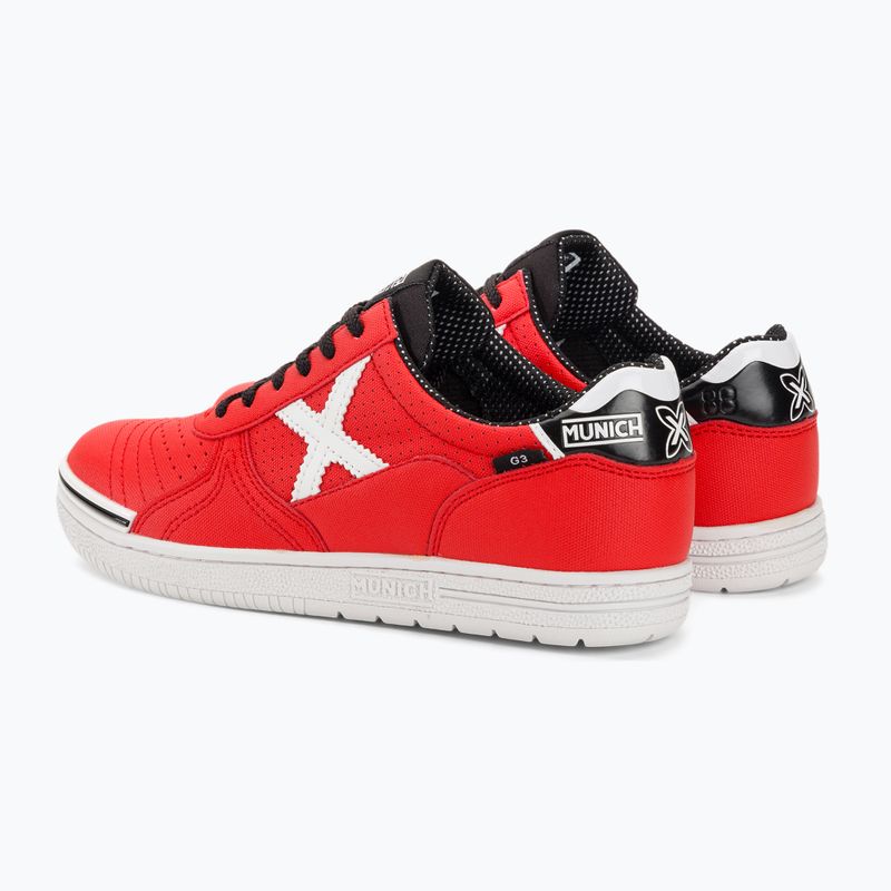 Buty piłkarskie dziecięce MUNICH G-3 Kid Profit rojo 3