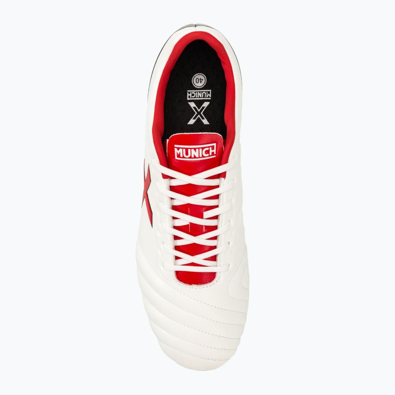 Buty piłkarskie MUNICH Arenga FG blanco/rojo 5