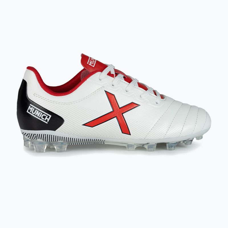 Buty piłkarskie dziecięce MUNICH Arenga Kid FG blanco/rojo 8