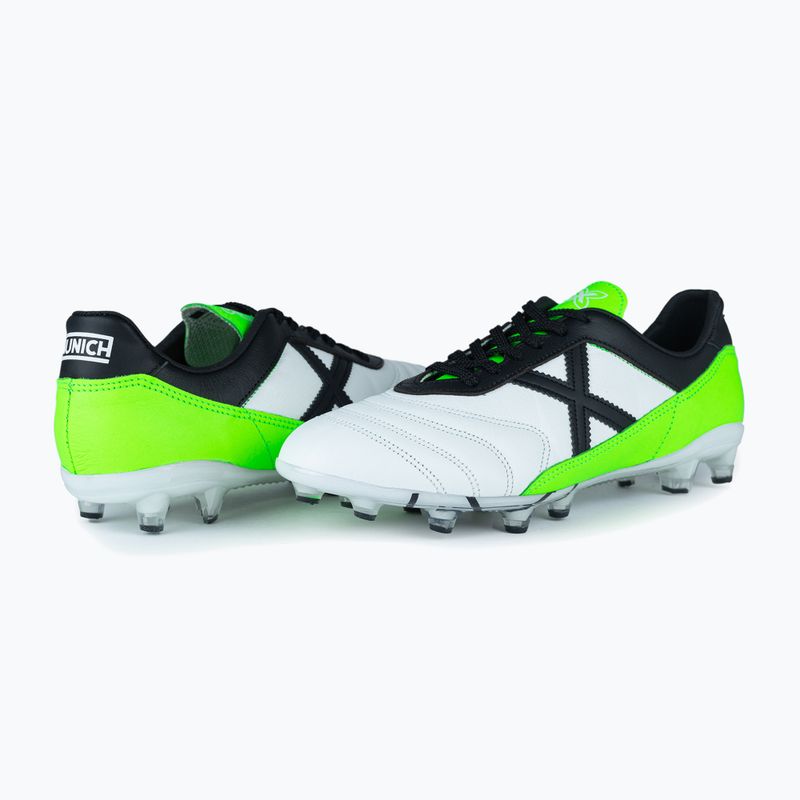 Buty piłkarskie MUNICH Mundial 2.0 FG blanco/verde 10