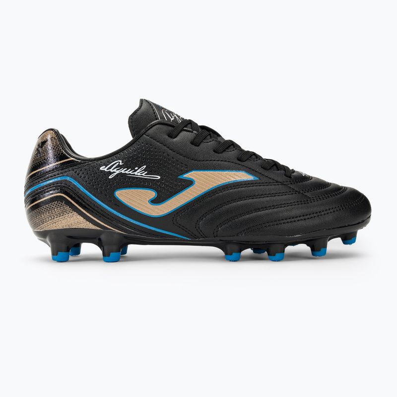 Buty piłkarskie męskie Joma Aguila FG black/gold 2