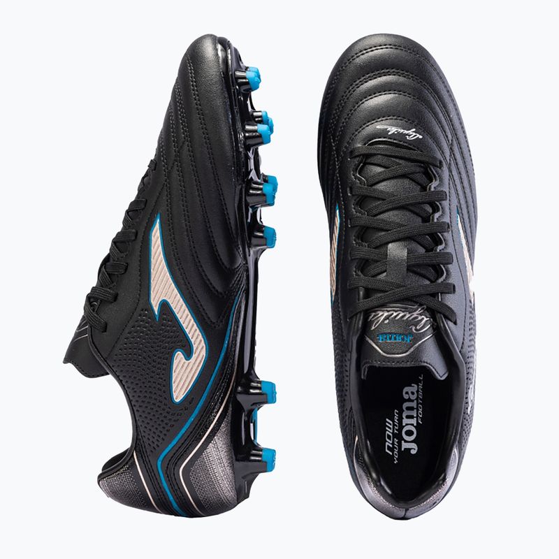 Buty piłkarskie męskie Joma Aguila FG black/gold 11