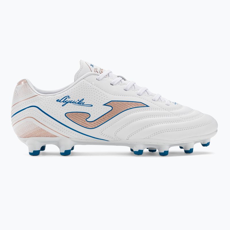 Buty piłkarskie męskie Joma Aguila FG white/gold 2