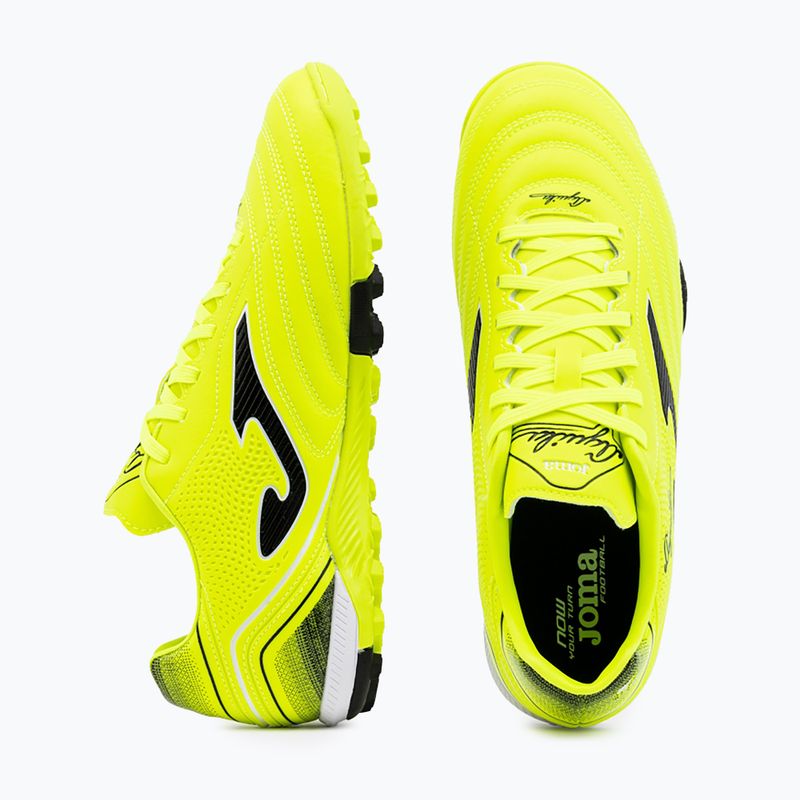 Buty piłkarskie Joma Aguila TF amarillo fluor 4