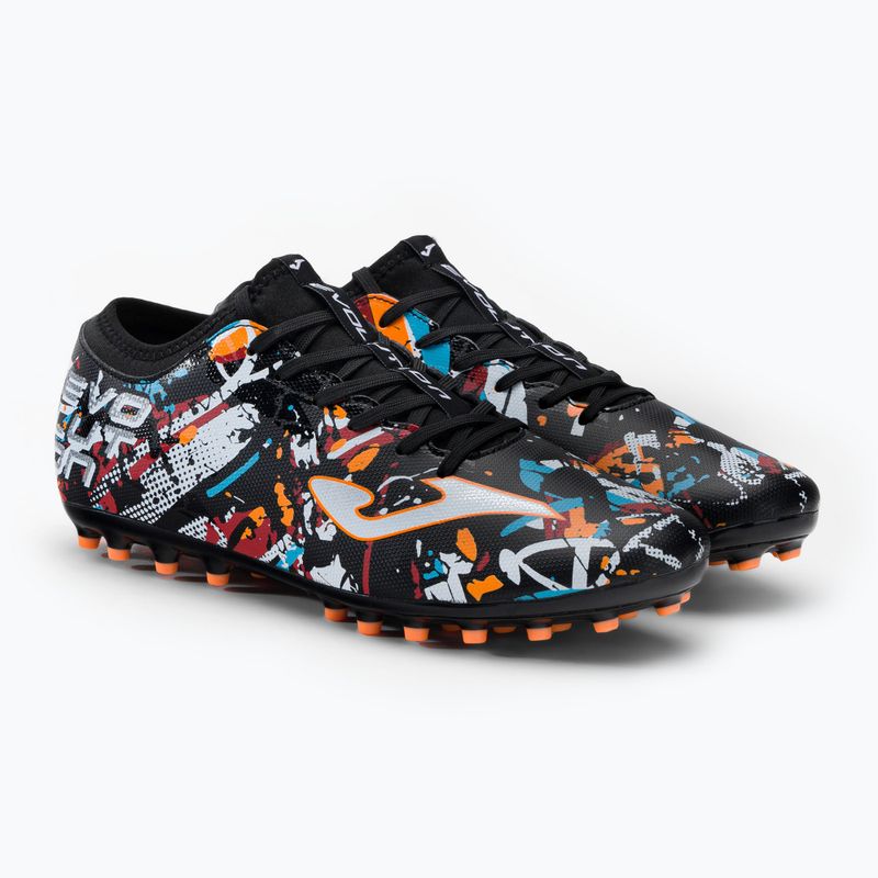 Buty piłkarskie męskie Joma Evolution AG black/white/red 4