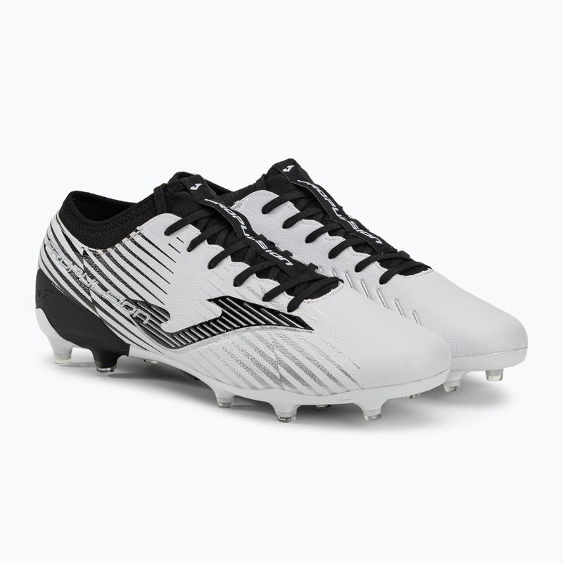Buty piłkarskie męskie Joma Propulsion Cup FG white/black 4