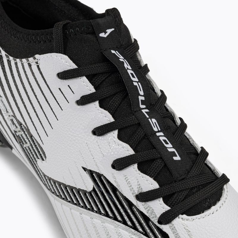 Buty piłkarskie męskie Joma Propulsion Cup FG white/black 8