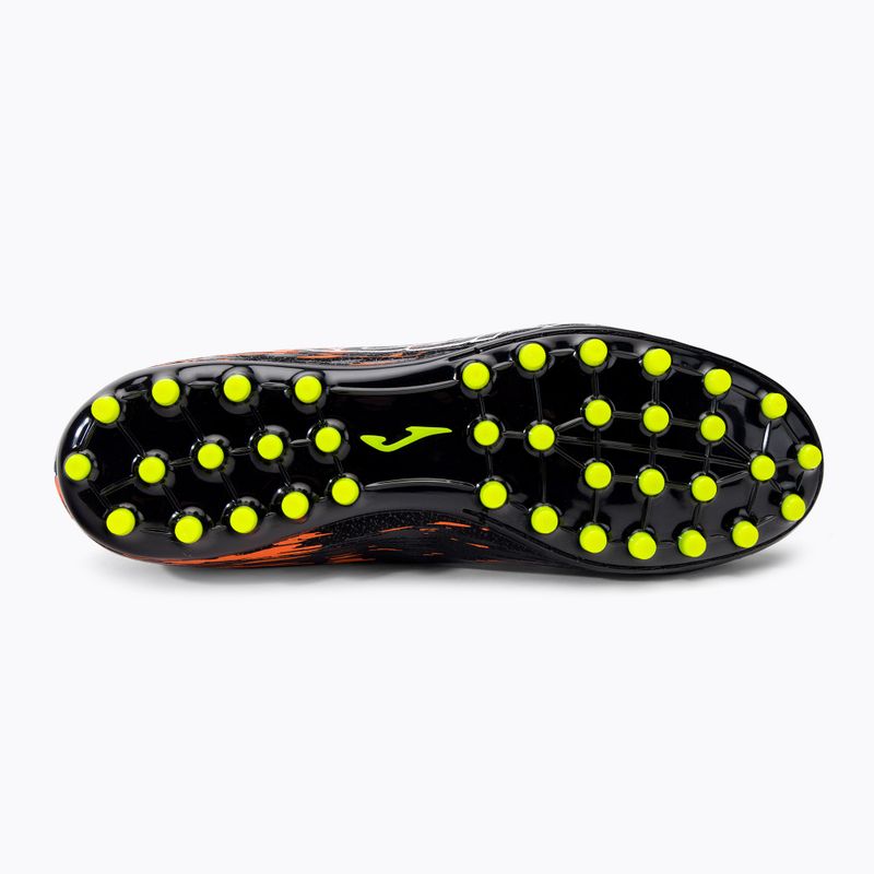 Buty piłkarskie męskie Joma Super Copa AG black/coral 5