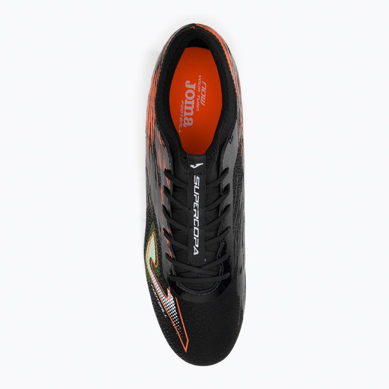Buty piłkarskie męskie Joma Super Copa FG black/coral 6