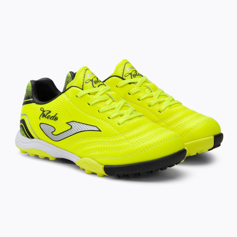 Buty piłkarskie dziecięce Joma Toledo TF lemon fluor/black 4