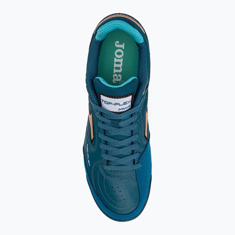 Buty piłkarskie męskie Joma Top Flex IN petroleum/gold 6