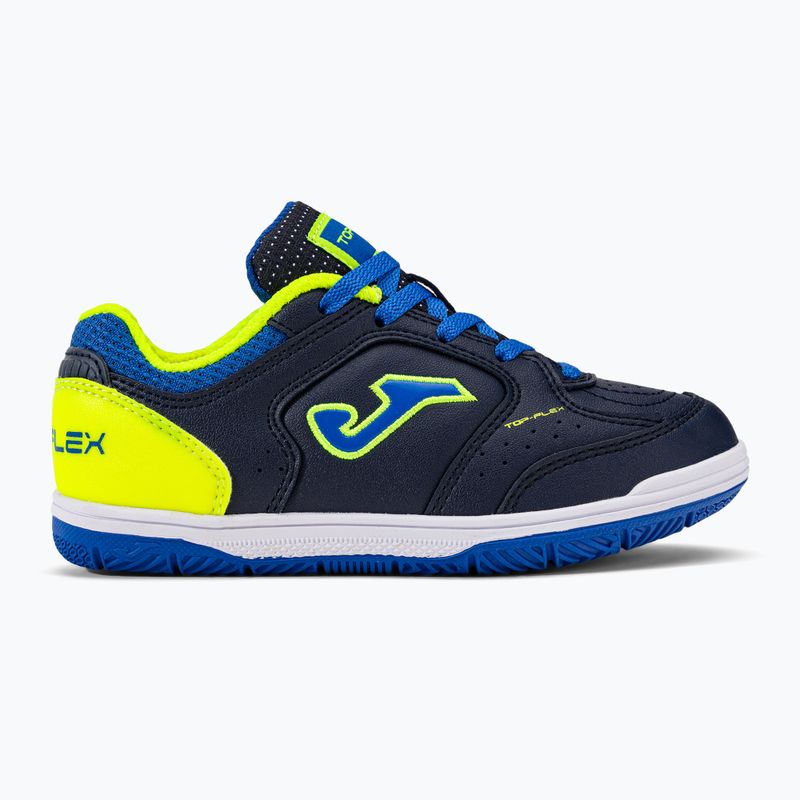 Buty piłkarskie dziecięce Joma Top Flex IN navy/yellow 2