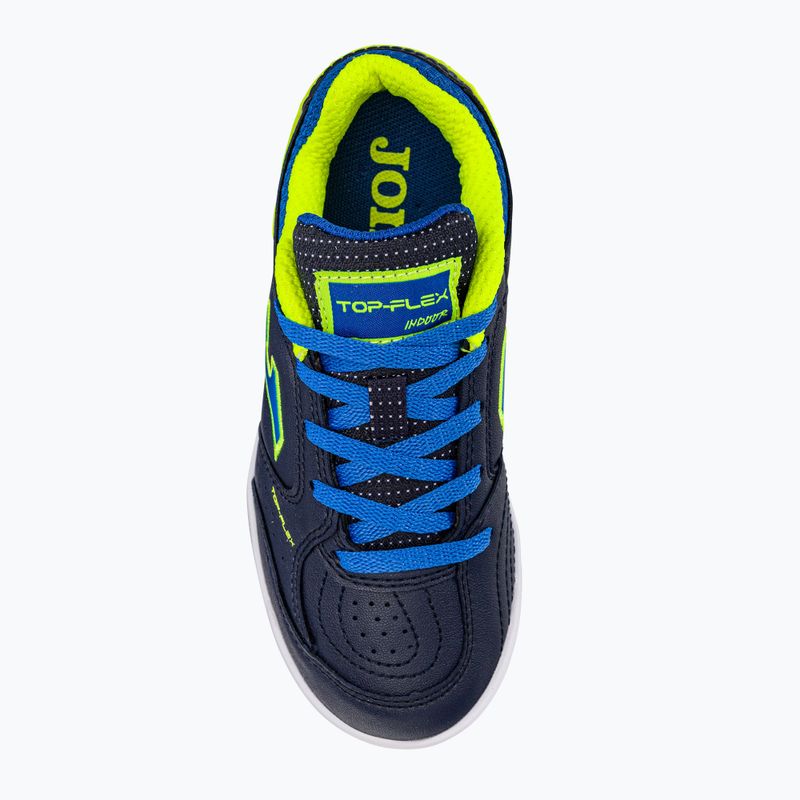 Buty piłkarskie dziecięce Joma Top Flex IN navy/yellow 6