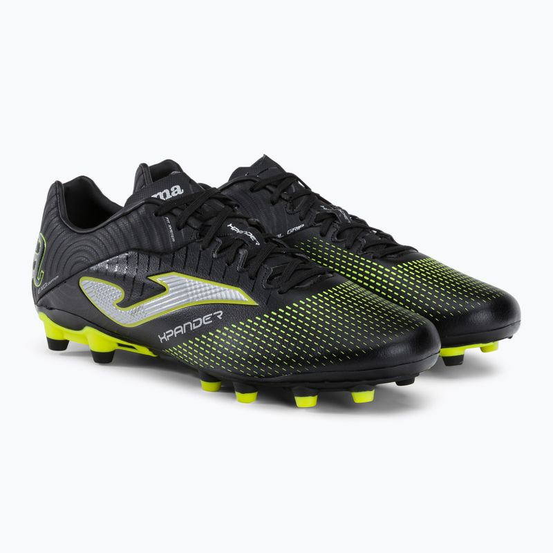 Buty piłkarskie męskie Joma Xpander FG black/lemon fluor 4