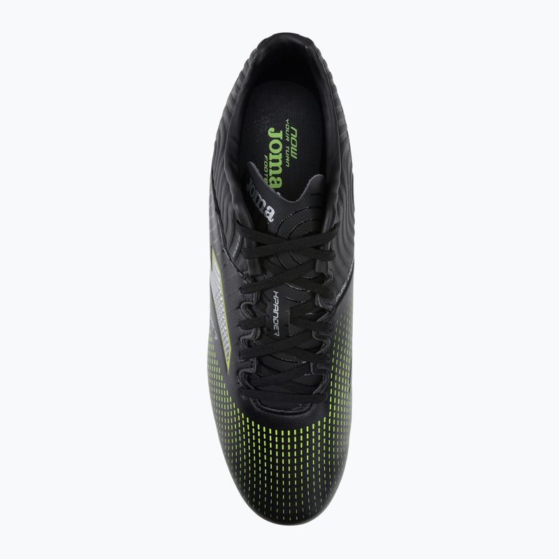 Buty piłkarskie męskie Joma Xpander FG black/lemon fluor 6