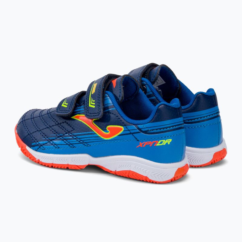Buty piłkarskie dziecięce Joma Xpander IN navy/orange fluor 3