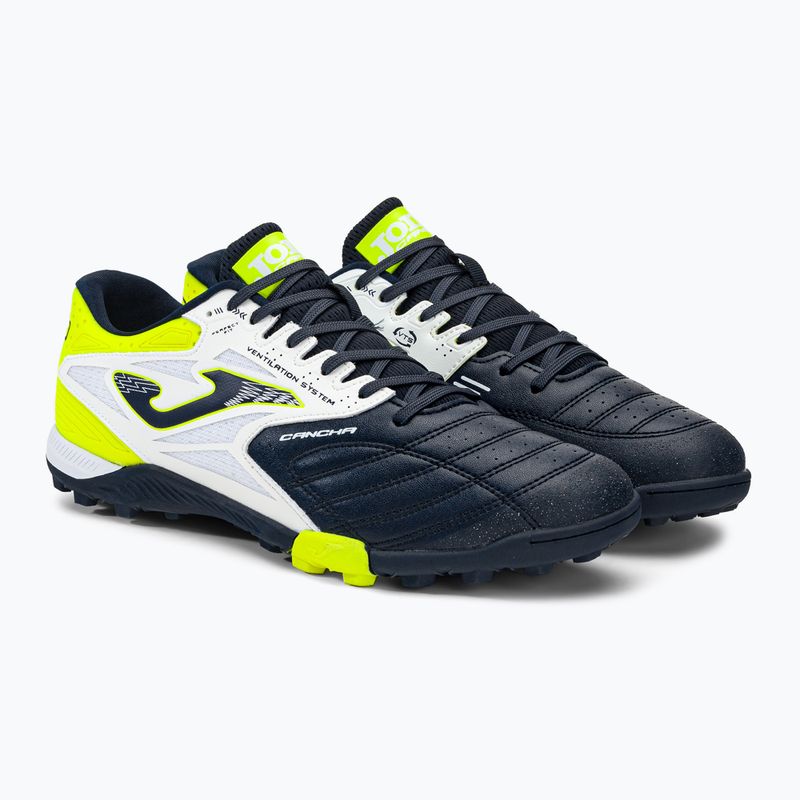 Buty piłkarskie męskie Joma Cancha TF navy/white 4