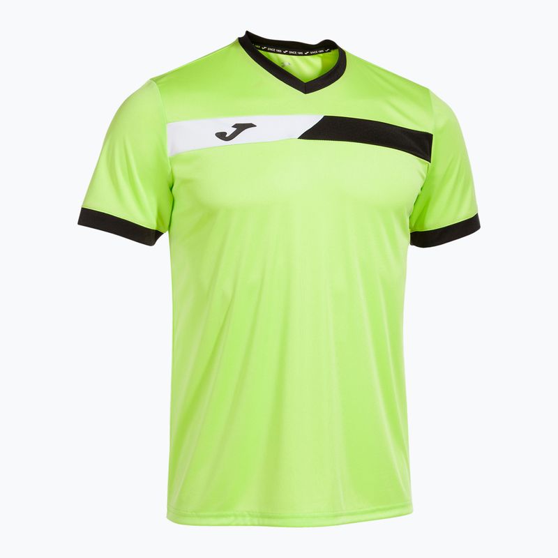Koszulka tenisowa męska Joma Court lime/black 5