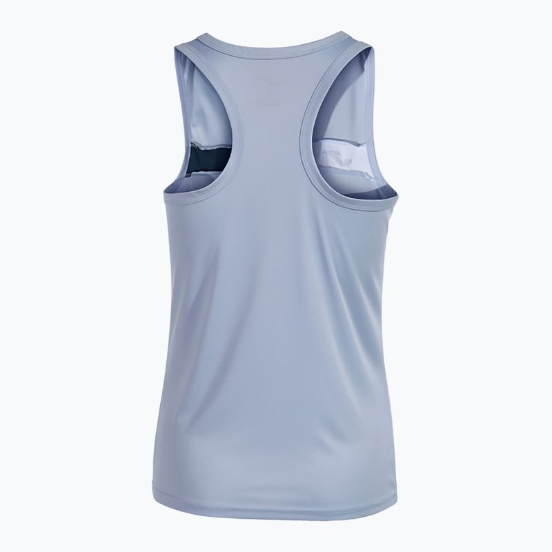 Tank top tenisowy damski Joma Court Sleeveless sky blue/navy 2