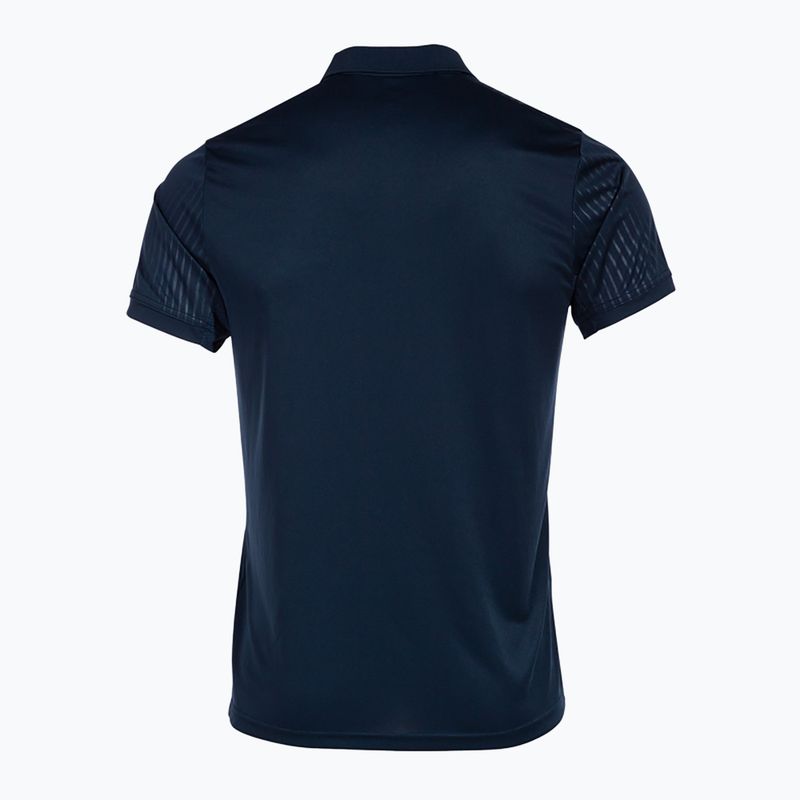 Koszulka polo tenisowa męska Joma Montreal navy blue 3